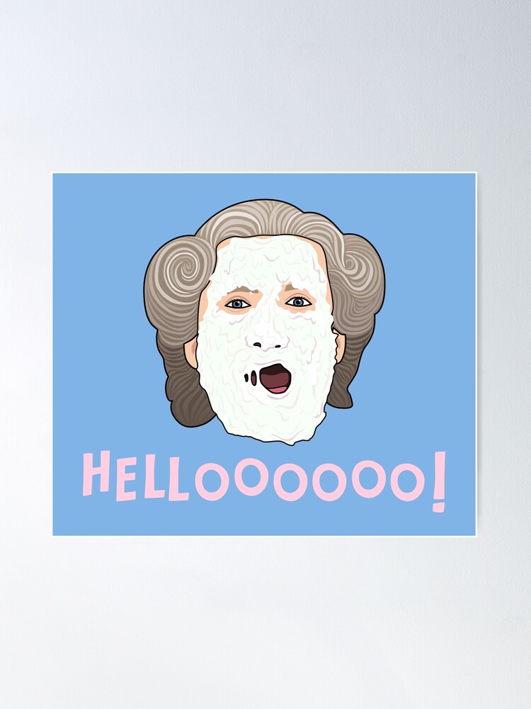 "Mrs Doubtfire | Hello" Poster For Sale By Horrorshow Art | Redbubble