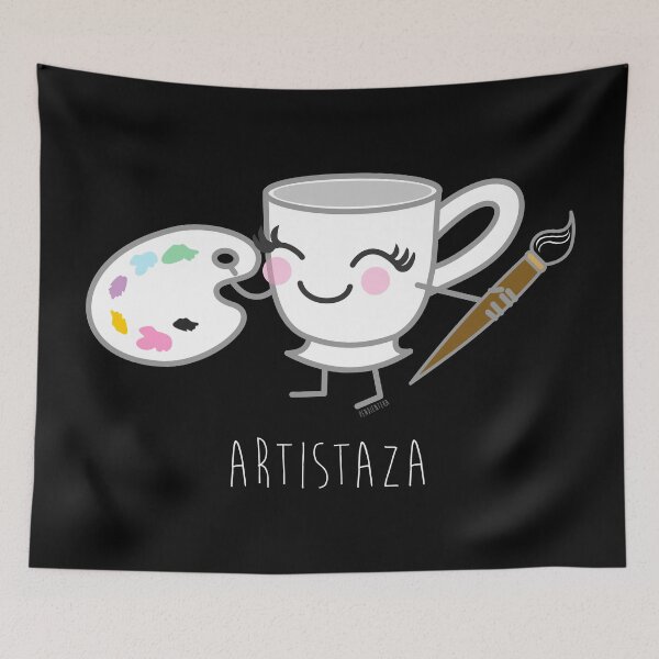 Item preview, Artistaza on black designed and sold by Pendientera.