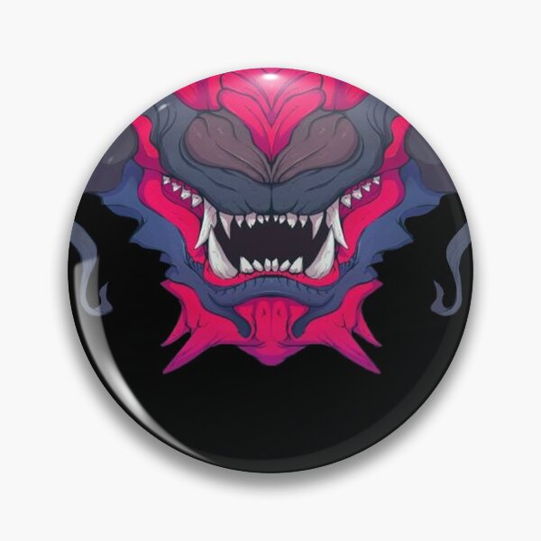 Item preview, Red Dragon Face Mask designed and sold by ProfCatPardus.