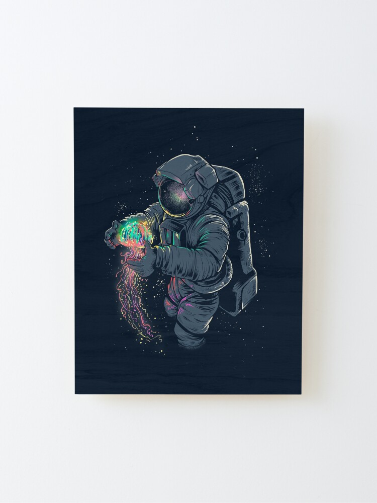 Alternate view of Jellyspace Mounted Print