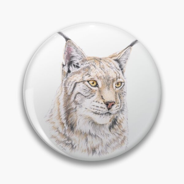 Item preview, Lynx - colored pencil designed and sold by skidgelstudios.
