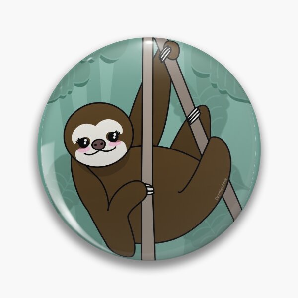 Item preview, Kawaii sloth designed and sold by Pendientera.