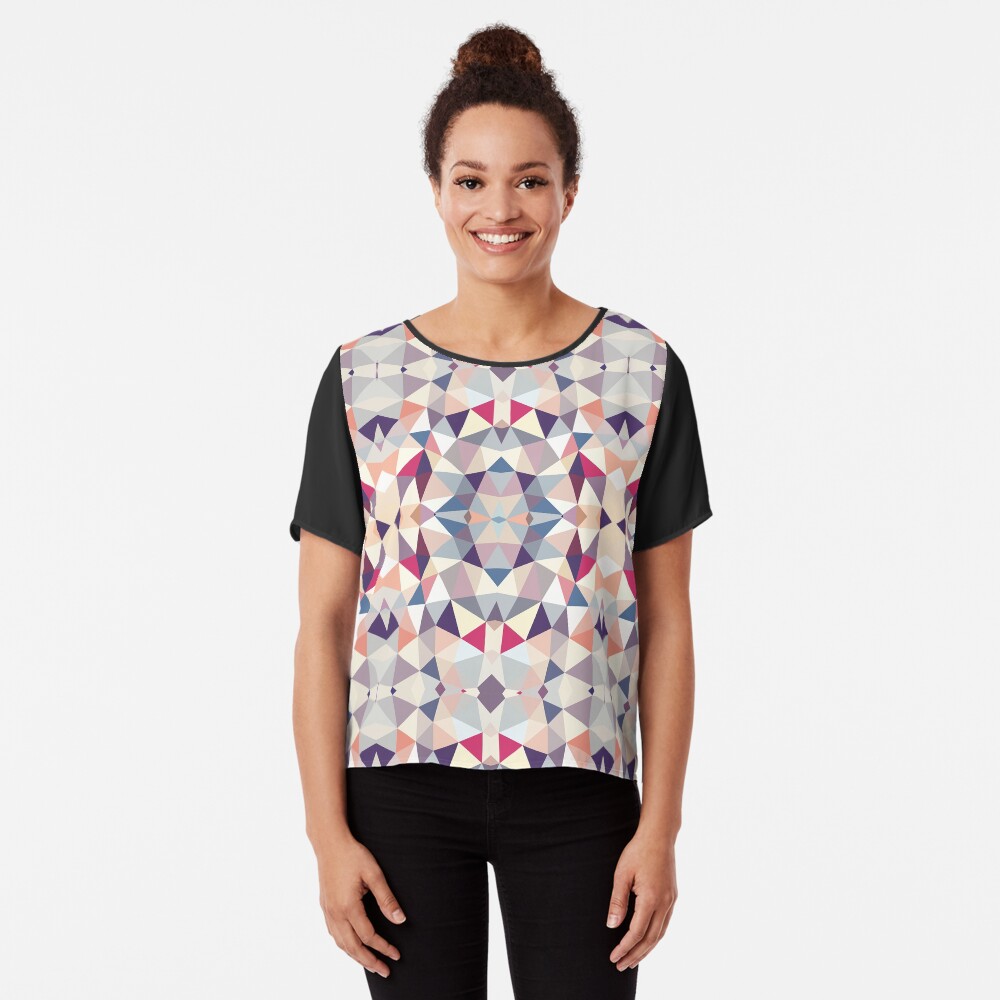 Plumtree Tribal Chiffon Top