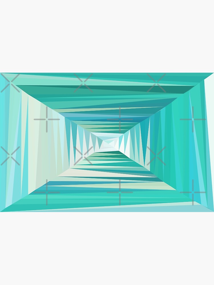 Artwork view, Ocean Tunnel designed and sold by Beth Thompson