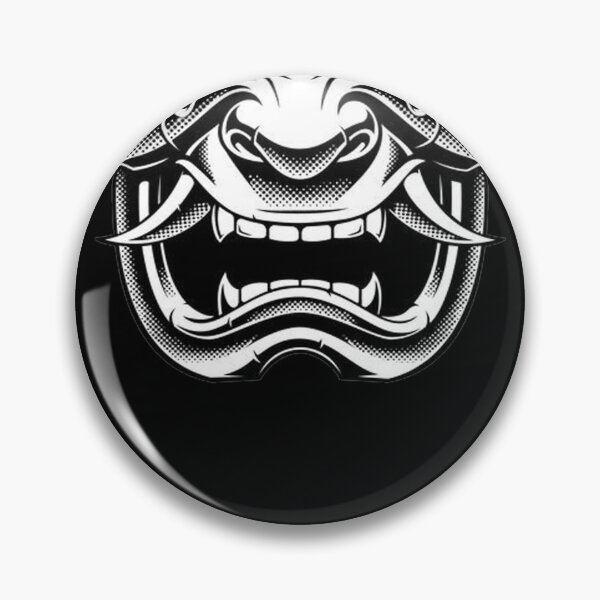Item preview, White Samurai Face Mask designed and sold by ProfCatPardus.