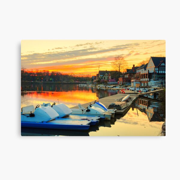 Boat House Row, Philadelphia Canvas Print