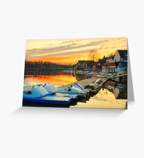 Boat House Row, Philadelphia Greeting Card