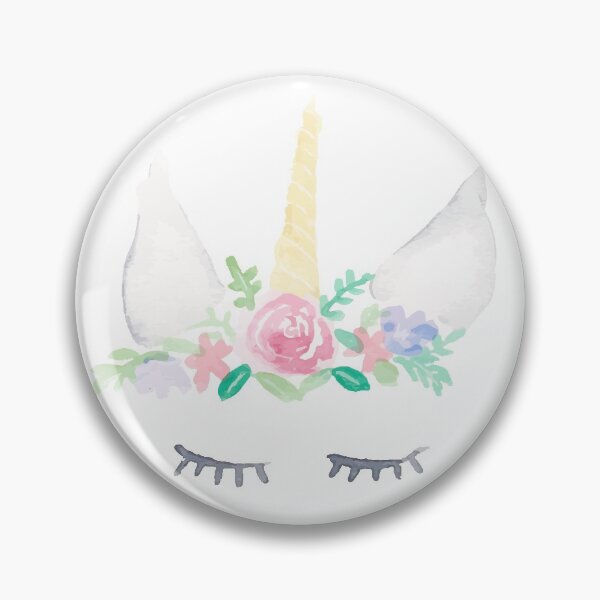 Item preview, Watercolor Unicorn Sleepy Eyes designed and sold by Harpley Design Studio.