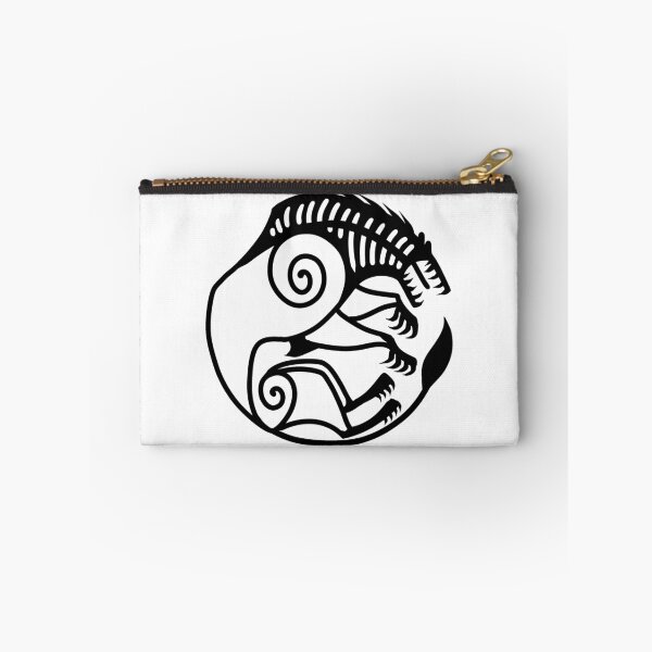 Item preview, Maned Lion Glyph Black designed and sold by PaleoPanthera.