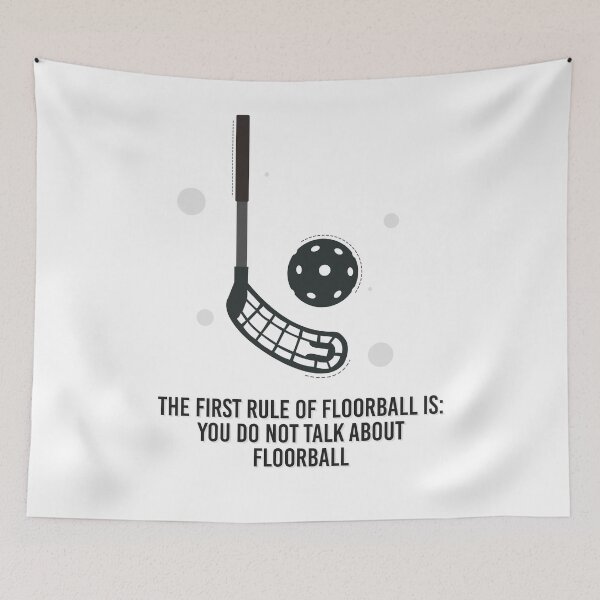 Item preview, First Rule of Floorball Unihockey Salibandy  designed and sold by NeXore.