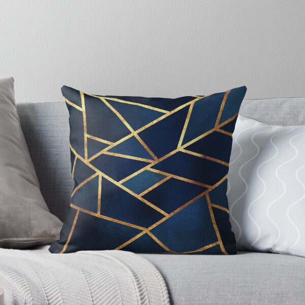 Item preview, Navy Gold Stone Geometric  designed and sold by themadesigns.