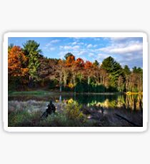 Scenic Autumn Landscape Sticker