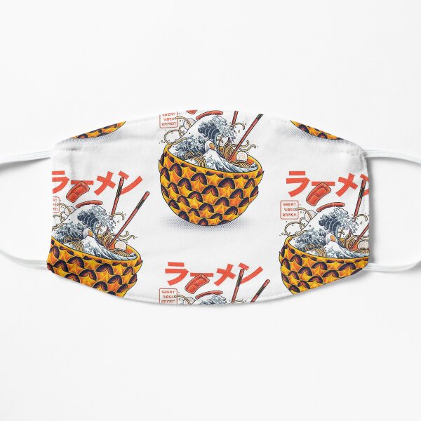 Great vibes ramen Flat Mask