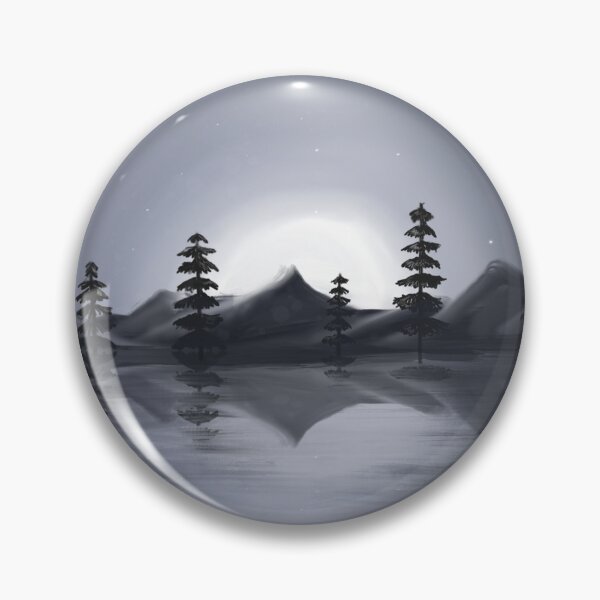Item preview, Moonlight Mountains designed and sold by J3ssv1olet.