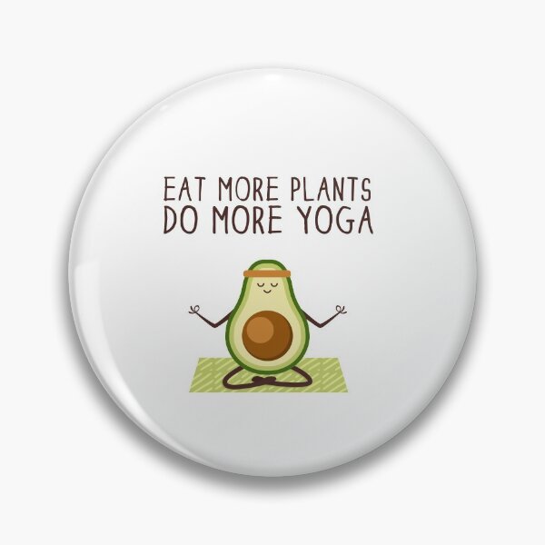 Item preview, Avocado Yoga "Eat More Plants Do More Yoga" designed and sold by MA DESIGNS.