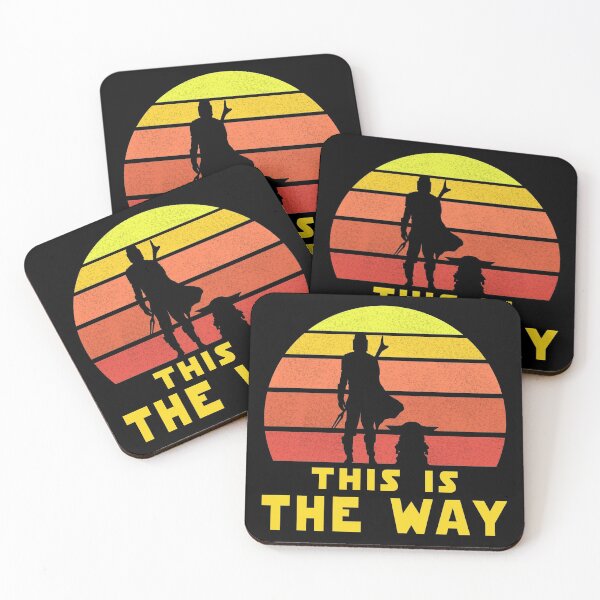 mando retro vol.1 Coasters (Set of 4)