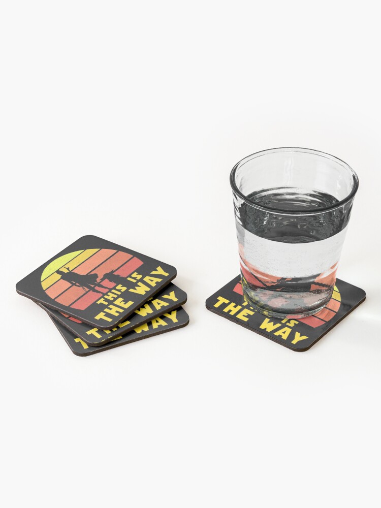 Alternate view of mando retro vol.1 Coasters (Set of 4)