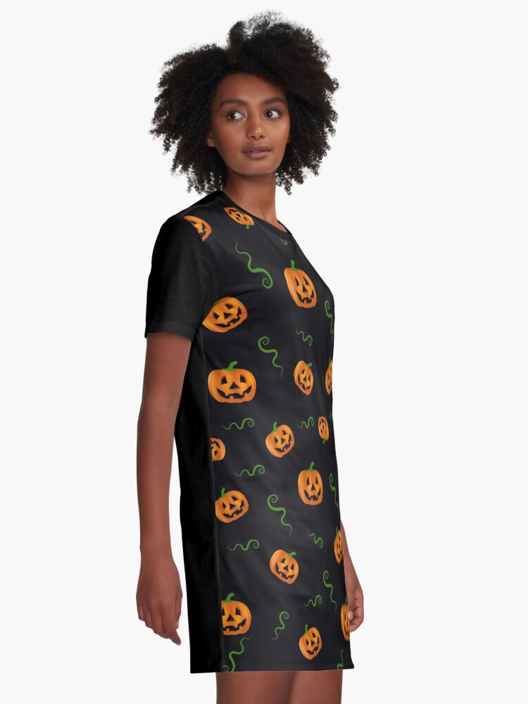 Alternate view of Pumpkin extravaganza Graphic T-Shirt Dress