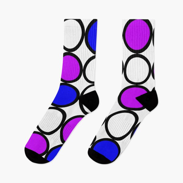 Item preview, Abstract circle pattern grid with blue and purple colours - illustration designed and sold by Graphics By Craig.