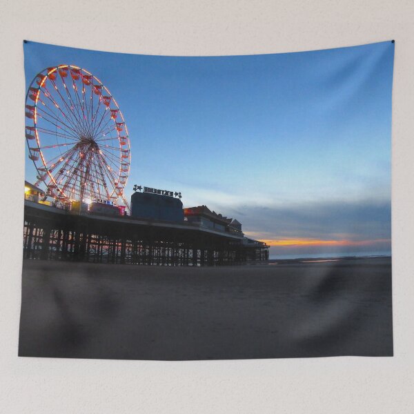 Item preview, Blackpool Central Pier At Sunset  designed and sold by Andrew Morrell.