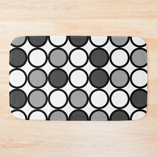 Item preview, Abstract circle pattern grid with grey colours - illustration designed and sold by Graphics By Craig.