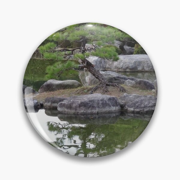 Item preview, Reflections of a tree in a Japanese garden designed and sold by cuisinecat2.