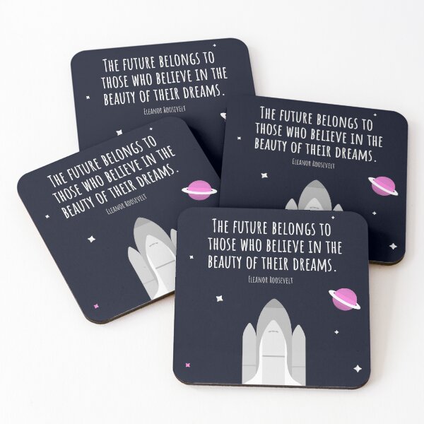 Item preview, The future belongs to those who believe in the beauty of their dreams designed and sold by amazingsk47.