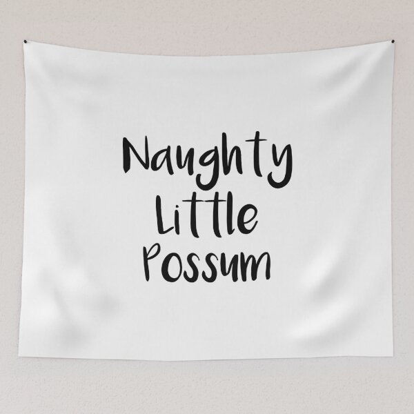 Item preview, Naughty Little Possum designed and sold by quoteedesigns.