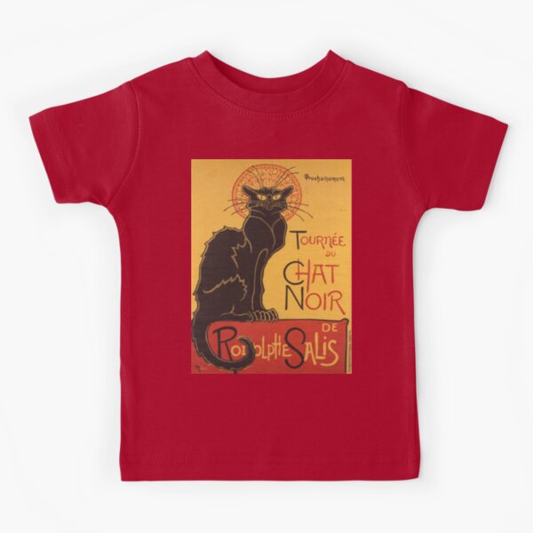 Soon, the Black Cat Tour by Rodolphe Salis Kids T-Shirt