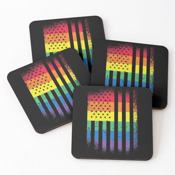 Item preview, Pride Rainbow USA LGBTQ Flag designed and sold by C0njur0r.