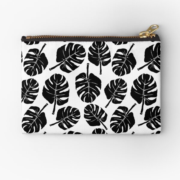 Item preview, MONSTERA LEAVES - BLACK ON WHITE designed and sold by Nellene.