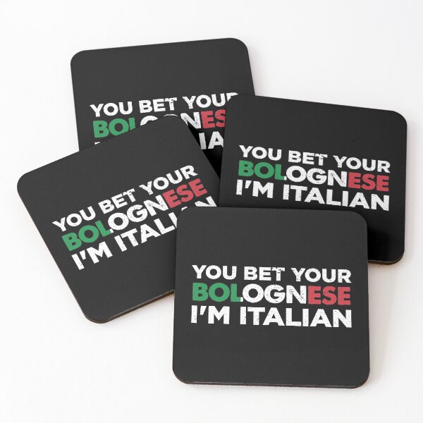 Item preview, You Bet Your Bolognese I'm Italian   Funny National Dish Saying Patriotic Gift Idea designed and sold by Orange Pieces.