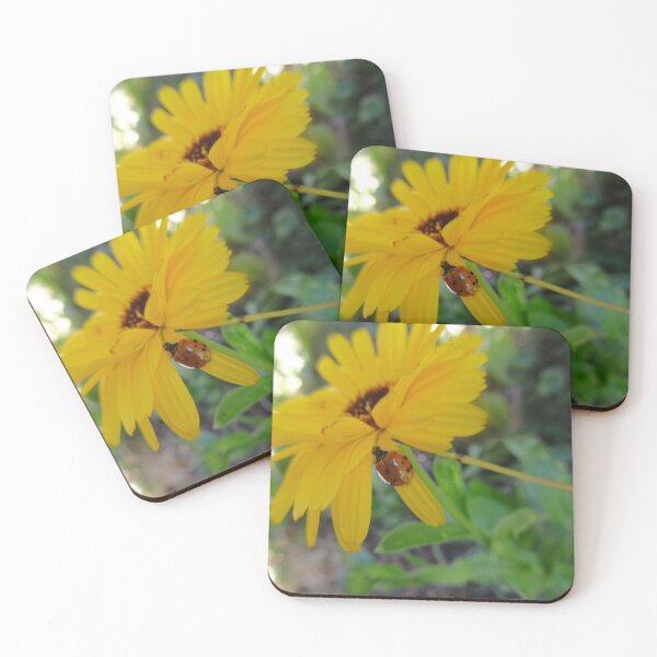 Item preview, Flower and ladybug photo products, "To The Top" designed and sold by Mzzart.