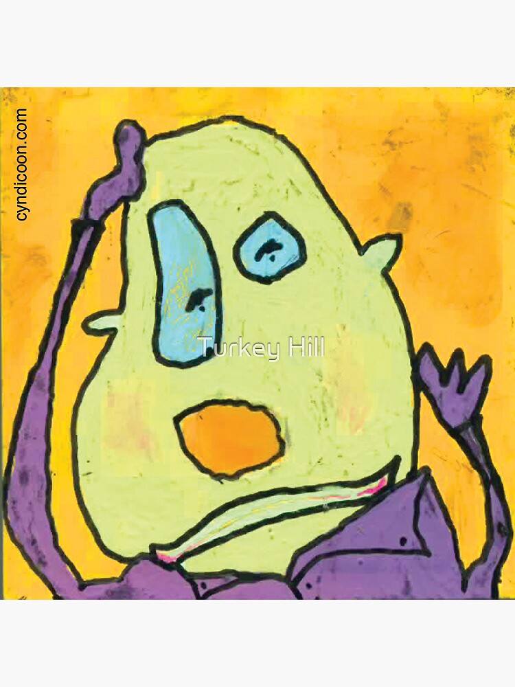 Thumbnail 3 of 3, Sticker, Painted Character designed and sold by Turkey Hill.
