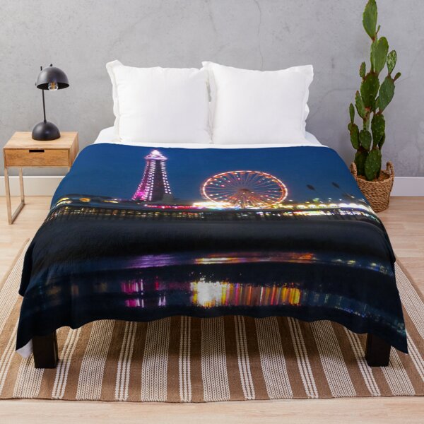 Item preview, Blackpool Beach at Night designed and sold by Andrew Morrell.