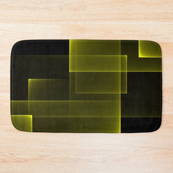 Item preview, Abstract square and rectangle shapes illustration background yellow and black designed and sold by Graphics By Craig.