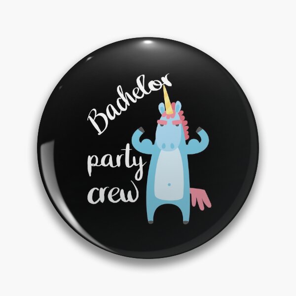Item preview, Bachelor Party Crew - Funny Wedding Matching Unicorn Design Gift designed and sold by FunnySunny T-Shirts.