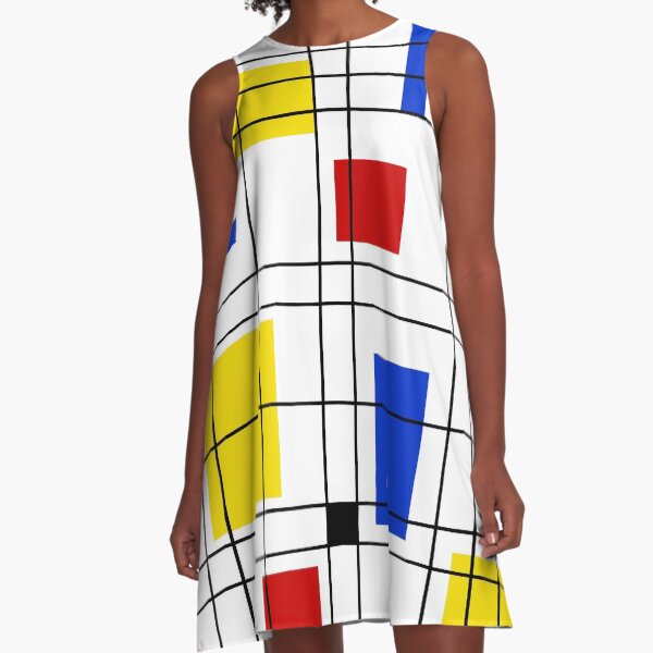 Neo-Plasticism A-Line Dress