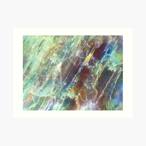 Rainbow Lightning Art Print