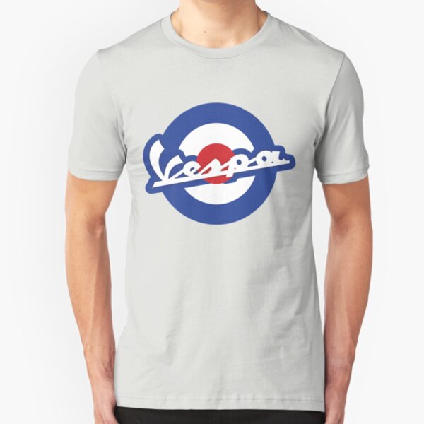 Vespa script mod symbol Slim Fit T-Shirt