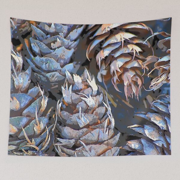 Item preview, Blue Cones designed and sold by nancyjcreates.