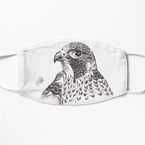 Peregrine falcon. Falcon Mask