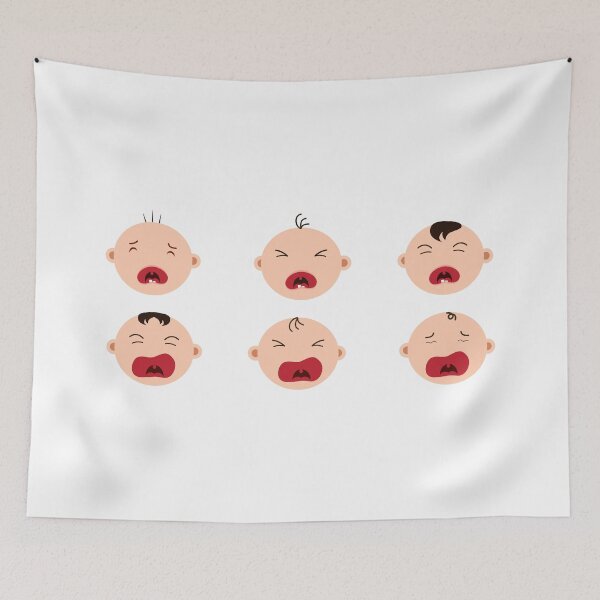 Item preview, Baby Crying masks designed and sold by anh04.