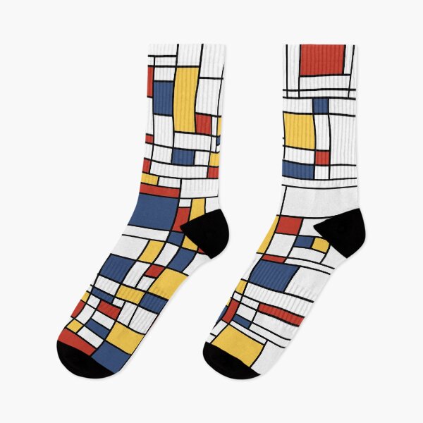 Item preview, Patrón Mondrian De Stijl designed and sold by thepixelgarden.