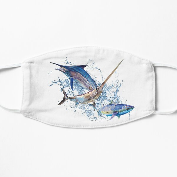 Blue Marlin Swordfish Tuna Flat Mask
