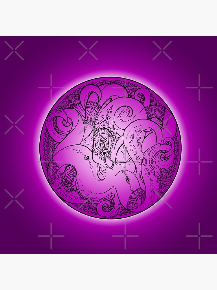 Dreamie's Mehendi Octopus in Purple by dreamie09