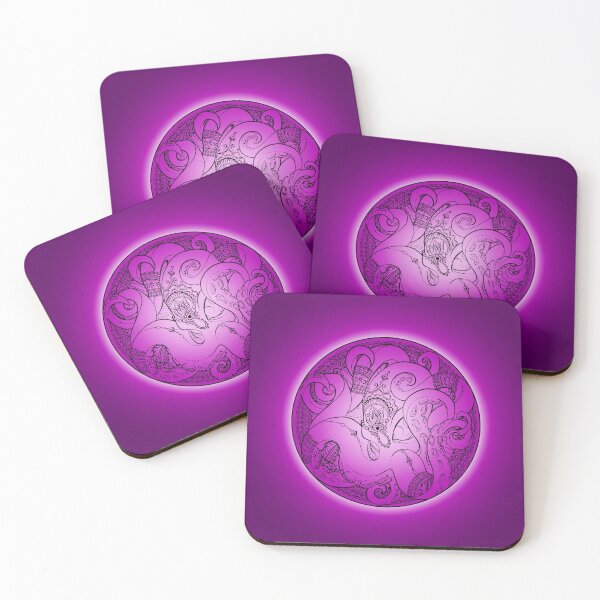 Item preview, Dreamie's Mehendi Octopus in Purple designed and sold by dreamie09.