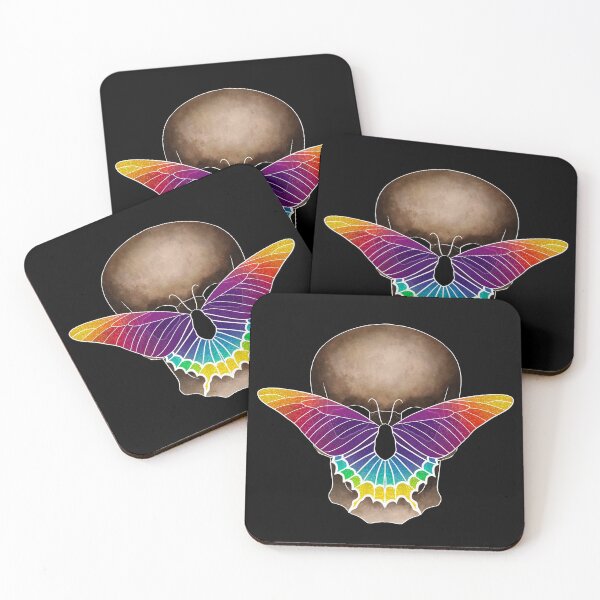 Item preview, Butterfly skull designed and sold by Bellumbee.