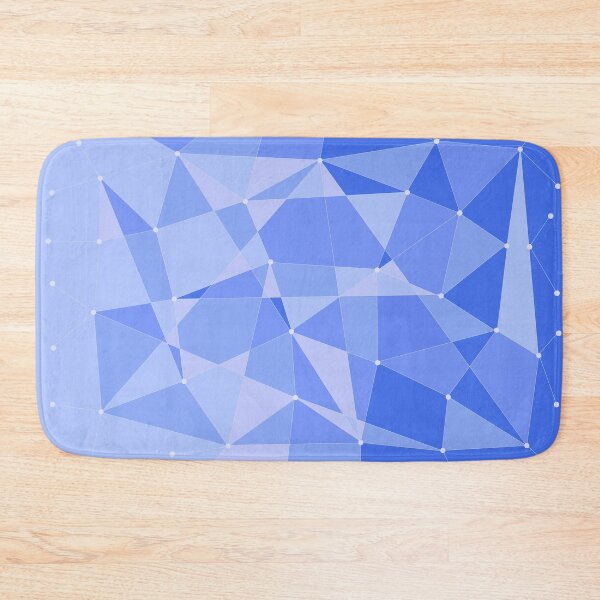 Item preview, Abstract random geometric pattern blue designed and sold by Graphics By Craig.