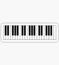 Piano Keys in the Key of Me! Sticker